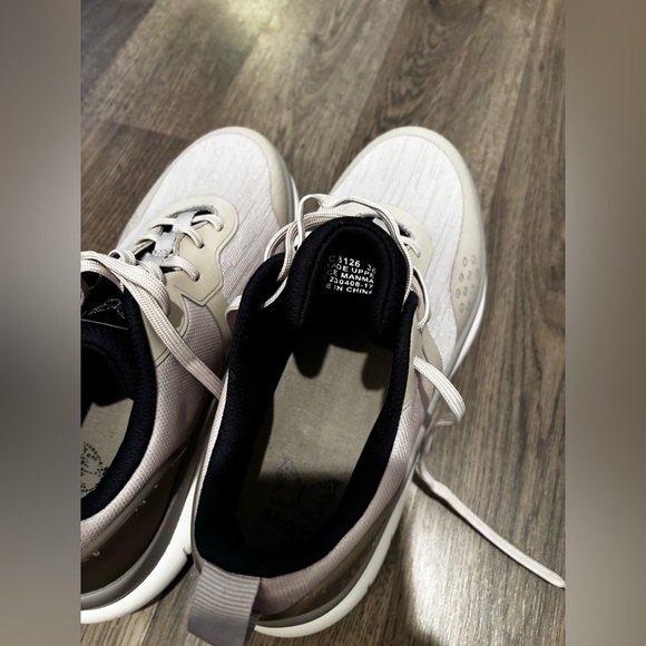 Alegria Beige Women's Athletic Shoes arch support neutral basic water resistant - Picture 11 of 12